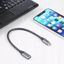Load image into Gallery viewer, USB-C / Type-C Male to USB-C / Type-C Female Adapter Cable, Cable Length: 25cm, 25cm