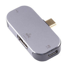 Load image into Gallery viewer, 3 in 1 USB-C / Type-C Male to Dual USB-C / Type-C + 4K 60Hz HDMI Female Adapter, Dual USB-C / Type-C + HDMI