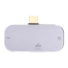 Load image into Gallery viewer, 3 in 1 USB-C / Type-C Male to Dual USB-C / Type-C + 4K 60Hz HDMI Female Adapter, Dual USB-C / Type-C + HDMI