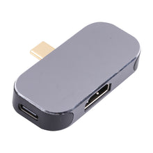 Load image into Gallery viewer, 3 in 1 USB-C / Type-C Male to Dual USB-C / Type-C + 4K 60Hz HDMI Female Adapter, Dual USB-C / Type-C + HDMI