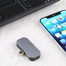 Load image into Gallery viewer, 3 in 1 USB-C / Type-C Male to Dual USB-C / Type-C + 4K 60Hz HDMI Female Adapter, Dual USB-C / Type-C + HDMI