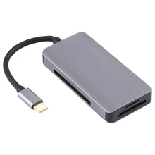 Load image into Gallery viewer, 5 In 1 Dual USB 3.0 + CF + TF + SD Multi-function USB-C OTG Card Reader, 5 In 1 USB-C OTG
