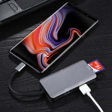 Load image into Gallery viewer, 5 In 1 Dual USB 3.0 + CF + TF + SD Multi-function USB-C OTG Card Reader, 5 In 1 USB-C OTG