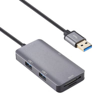 Load image into Gallery viewer, 5 In 1 Dual USB 3.0 + CF + TF + SD Multi-function USB 3.0 Card Reader, 5 In 1 USB 3.0