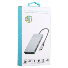 Load image into Gallery viewer, 7 In 1 Dual USB 3.0 + TF/SD + HDMI/VGA + 3.5mm Jack + Type-C / USB-C Multi-function USB-C Dock Station, 2xUSB3.0+TF/SD+HDMI/VGA+3.5mm