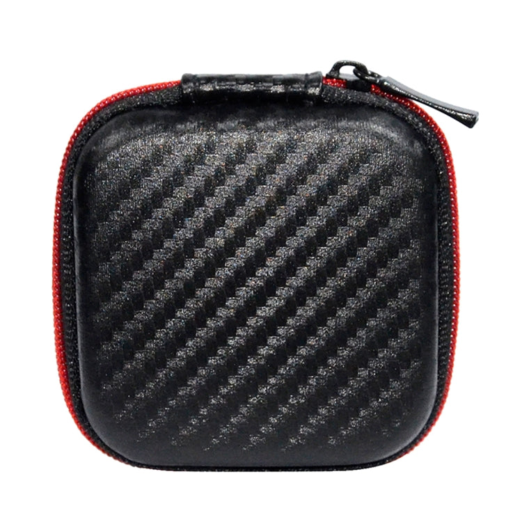 KZ Data Wire Charger Earphone Portable Carbon Fibre Texture Receiving Case