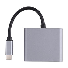 Load image into Gallery viewer, 2 in 1 USB-C / Type-C to 2 x HDTV Ports HUB Adapter, 2 in 1