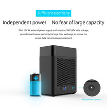 Load image into Gallery viewer, ORICO DS200U3 3.5 inch 2 Bay Magnetic-type USB 3.0 Hard Drive Enclosure with Blue LED Indicator, USB 3.0