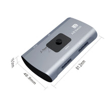Load image into Gallery viewer, Z57 DP Female x 2 to USB-C / Type-C + DP Female Two Way DP Switcher, Z57