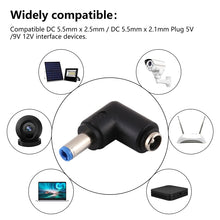 Load image into Gallery viewer, 5.5 x 2.5mm to 5.5 x 2.1mm DC Power Plug Connector