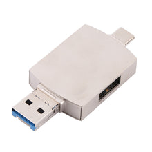Load image into Gallery viewer, 8 In 1 Type-C / USB-C + 8 Pin + Dual USB + SD + TF + Micro Card + OTG Multi-function Adapter, 8 In 1