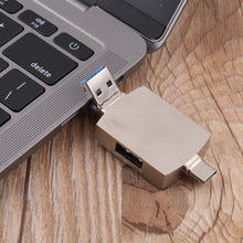 Load image into Gallery viewer, 8 In 1 Type-C / USB-C + 8 Pin + Dual USB + SD + TF + Micro Card + OTG Multi-function Adapter, 8 In 1