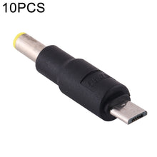 Load image into Gallery viewer, 10 PCS 5.5 x 2.5mm to Micro USB DC Power Plug Connector, 5.5 x 2.5mm