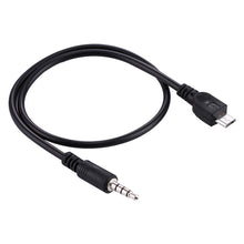 Load image into Gallery viewer, 3.5mm Male to Micro USB Male Audio AUX Cable, Length: about 40cm, Micro USB 40cm