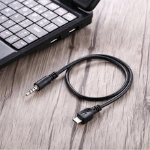 Load image into Gallery viewer, 3.5mm Male to Micro USB Male Audio AUX Cable, Length: about 40cm, Micro USB 40cm