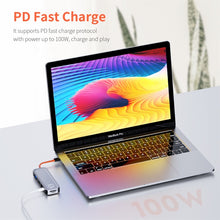 Load image into Gallery viewer, ROCK TR01 10 In 1 Type-C / USB-C to HDMI + VGA Multifunctional Extension HUB Adapter, TR01