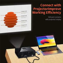Load image into Gallery viewer, ROCK TR01 10 In 1 Type-C / USB-C to HDMI + VGA Multifunctional Extension HUB Adapter, TR01