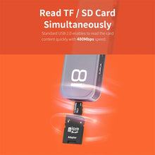 Load image into Gallery viewer, ROCK TR03 8 In 1 Type-C / USB-C to HDMI Multifunctional Extension HUB Adapter, TR03