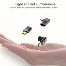 Load image into Gallery viewer, 240W USB-C/Type-C Female to USB-C/Type-C Female 40Gbps Straight Adapter with Light, Female Straight Adapter