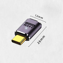 Load image into Gallery viewer, 240W USB-C/Type-C Female to USB-C/Type-C Male 40Gbps Straight Adapter with Light, Straight Adapter