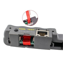 Load image into Gallery viewer, TLN568CR Multi-functional Dual-use Network Telephone Crimping Tool with Tester Network Pliers