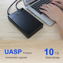 Load image into Gallery viewer, Universal SATA 2.5 / 3.5 inch USB3.0 Interface External Solid State Drive Enclosure for Laptops / Desktop Computers, The Maximum Support Capacity: 10TB