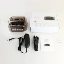 Load image into Gallery viewer, 2.5 / 3.5 inch USB3.0 Dual SATA HDD Enclosure with HUB &amp; OTB Function, The Maximum Support Capacity: 16TB