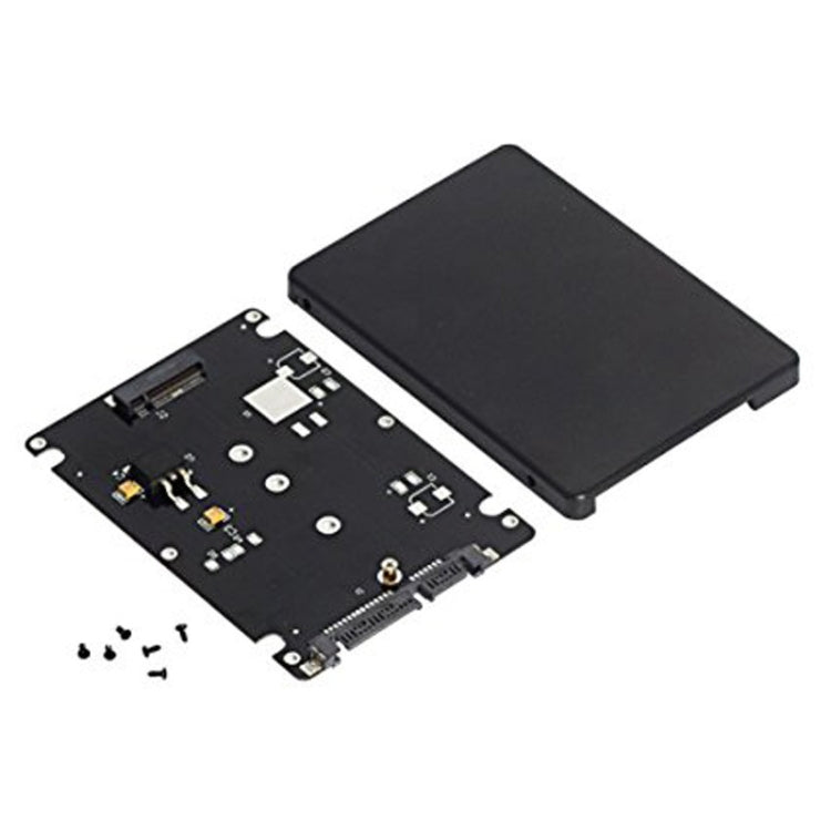 M.2 NGFF SSD to 2.5 inch SATA III Adapter Card with Cover, NGFF to 2.5 inch SATA III Black, NGFF to 2.5 inch SATA III White