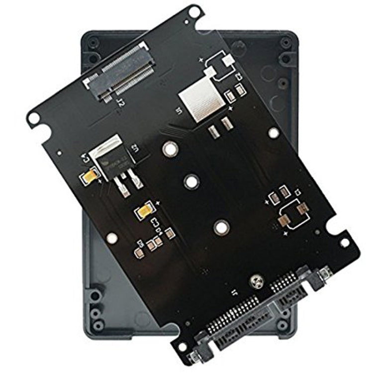 M.2 NGFF SSD to 2.5 inch SATA III Adapter Card with Cover, NGFF to 2.5 inch SATA III Black, NGFF to 2.5 inch SATA III White