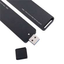 Load image into Gallery viewer, MSA7780 M.2 NVME PCI-E SSD to USB 3.1 Type-A Plug-in HDD Enclosure, NGFF to USB Type-A HDD