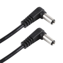 Load image into Gallery viewer, 30cm 5A 5.5 x 2.1mm Male to Male Elbow DC Power Supply Plug Cable, DC 12-24V