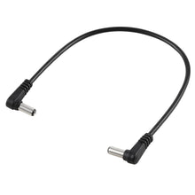 Load image into Gallery viewer, 30cm 5A 5.5 x 2.1mm Male to Male Elbow DC Power Supply Plug Cable, DC 12-24V