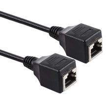 Load image into Gallery viewer, RJ45 Female to Female Ethernet LAN Network Extension Cable Cord, Cable Length: 60cm, 60cm