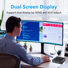 Load image into Gallery viewer, K660G4 Windows and Linux System Mini PC, Intel Celeron Processor N2840 Quad-Core 2M Cache,1.83GHz, up to 2.25GHz, 2GB RAM + 32GB SSD, 2GB+32GB