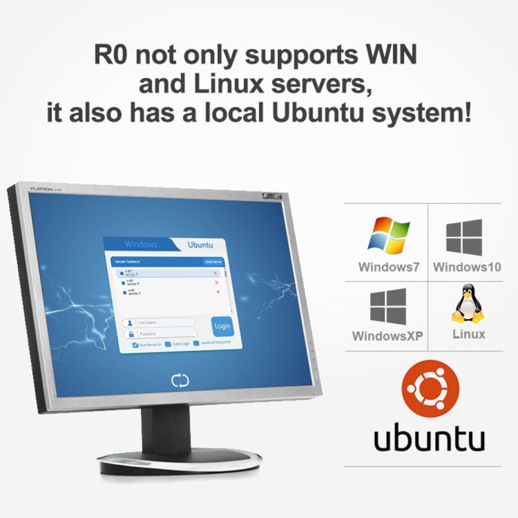 R0 Windows and Linux System Mini PC, Quad Core 1.5GHz, RAM: 1GB, ROM: 8GB, Wired Version