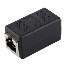 Load image into Gallery viewer, Crystal Network Straight Through Head-line Connector Pair Terminal Female to Double Head RJ45 Interface Extension Device, 2 Ports