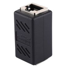 Load image into Gallery viewer, Crystal Network Straight Through Head-line Connector Pair Terminal Female to Double Head RJ45 Interface Extension Device, 2 Ports