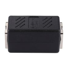 Load image into Gallery viewer, Crystal Network Straight Through Head-line Connector Pair Terminal Female to Double Head RJ45 Interface Extension Device, 2 Ports
