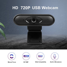 Load image into Gallery viewer, 720P USB Camera WebCam with Microphone, 720P
