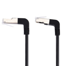 Load image into Gallery viewer, 40cm RJ45 Male Bent Upward to RJ45 Male Bent Down Network LAN Cable, 40cm Bent Upward to Bent Down