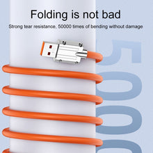 Load image into Gallery viewer, Mech Series 6A 120W USB to 8 Pin Metal Plug Silicone Fast Charging Data Cable, Length: 1.8m, 1.8m 8 Pin
