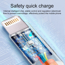 Load image into Gallery viewer, Mech Series 6A 120W USB to 8 Pin Metal Plug Silicone Fast Charging Data Cable, Length: 1.8m, 1.8m 8 Pin