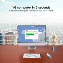 Load image into Gallery viewer, Lenovo LX0801 Type-C / USB-C Network Cable Interface Converter Docking Station, LX0801