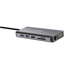 Load image into Gallery viewer, Lenovo LX0801 Type-C / USB-C Network Cable Interface Converter Docking Station, LX0801