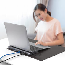 Load image into Gallery viewer, Onten 9199 12 in 1 USB-C / Type-C to USB-C / Type-C + TF / SD Card Slot + RJ45 + 3.5mm Audio + PD USB-C / Type-C Charging + 2 HDMI + 4 USB 3.0 Ports Multifunctional HUB Converter Docking Station, 9199