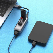 Load image into Gallery viewer, Onten 95118U 4 in 1 USB-C / Type-C to 4 USB 3.0 Ports Multifunctional HUB Converter Docking Station, 95118U