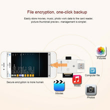 Load image into Gallery viewer, NK-208 3 in 1 i-Flash TF Card / SD Card Reader For 8 Pin + USB 2.0 + Micro USB Devices(Black)