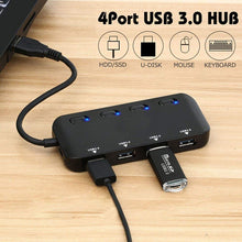 Load image into Gallery viewer, High Speed 4 x USB 3.0 to USB-C / Type-C HUB with Switch, Type-C