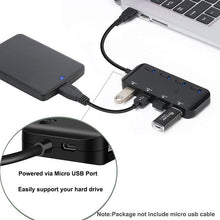 Load image into Gallery viewer, High Speed 4 x USB 3.0 to USB-C / Type-C HUB with Switch, Type-C