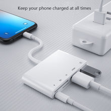 Load image into Gallery viewer, 5 in 1 8 Pin Male to USB + HDMI + TF / SD Card Slot + 8 Pin Power Female OTG Digital AV Adapter, TF / SD Card Slot